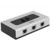 Hub DeLOCK 87673 1000 Mbit/s Juodai Pilkas