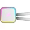 CORSAIR iCUE H100i RGB ELITE procesorių skysčio aušinimo sistema 1 vnt. balta 120 mm