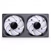 Ventiliatorius Jonsbo ZB-240 240mm ARGB PWM juodas su Infinity Mirror dizainu
