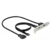 DeLOCK 89934 lizdo juostelė su 1 x USB Type-C ir 1 x USB Type-A prievadu