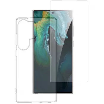4smarts apsauginis rinkinys Galaxy S25 Ultra: nugarėlė ir ekranas, atsparus smūgiams ir įbrėžimams