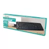 Pilno dydžio laidas klaviatūra VAKOSS TK-103PK – USB, 104 klavišai, skaičių blokas, juoda, 1,4 m laidas