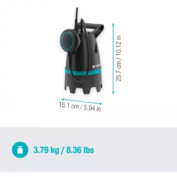 Gardena 09008-47 Sodo įrankis 10500 L Juoda