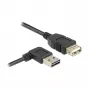 USB kabelis DeLOCK 2 m USB 2.0-A → USB 2.0-A juodas