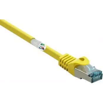 RENKFORCE RF-5088652 RJ45 tinklo laidas CAT 6a S/FTP 5,00 m geltonas, liepsnai atsparus, 1 vnt.