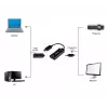 Vaizdo kabelio adapteris GEMBIRD A-HDMIF30-DPM-01 HDMI A tipo į DisplayPort 0,15 m juodas