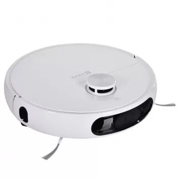 Robotinis dulkių siurblys EZVIZ RS2 su žemėlapių sudarymu, 4000 Pa siurbimas, 5200 mAh baterija, 220 min veikimo laikas, plaunamas šluostės pagrindas, bazinė stotelė su 5/5,5 L vandens bakais