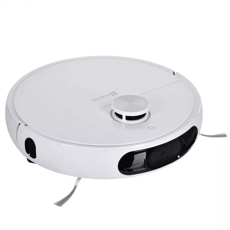 Robotinis dulkių siurblys EZVIZ RS2 su žemėlapių sudarymu, 4000 Pa siurbimas, 5200 mAh baterija, 220 min veikimo laikas, plaunamas šluostės pagrindas, bazinė stotelė su 5/5,5 L vandens bakais
