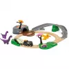 BRIO World Dinozaurų nuotykių rinkinys, traukinukas