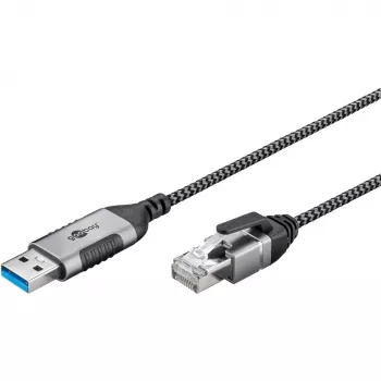 Goobay Ethernet-Cable USB-A 3.0 į RJ45 Slim 2 m (74395)