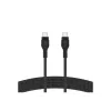 Belkin BOOST↑CHARGE PRO Flex kabelis USB-C / USB-C pintas silikoninis 2 m, juodas