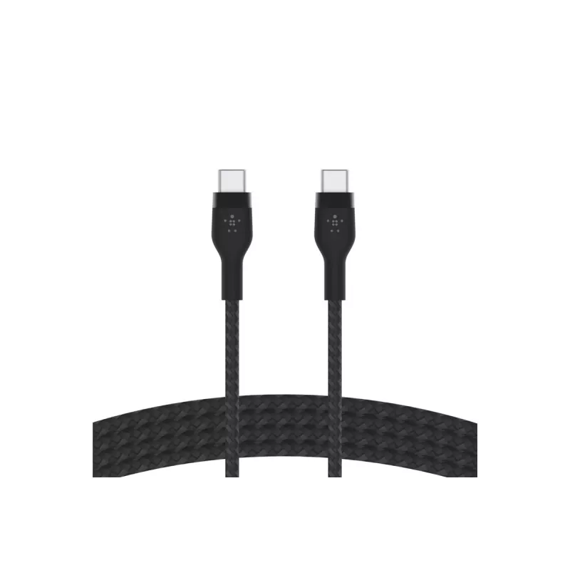 Belkin BOOST↑CHARGE PRO Flex kabelis USB-C / USB-C pintas silikoninis 2 m, juodas