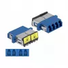 Optiminis skaidulinis jungiklis DeLOCK 86903 LC Quad moteris į LC Quad moteris Vienmodis Mėlynas