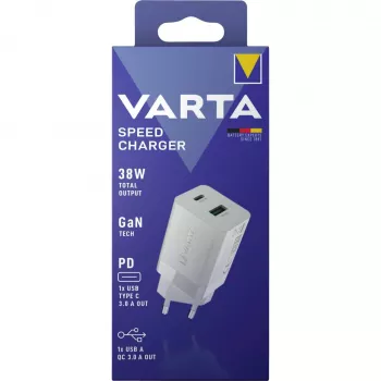 Vidinis įkroviklis Varta 57955 101 111 Universal White AC Greitasis Įkrovimas