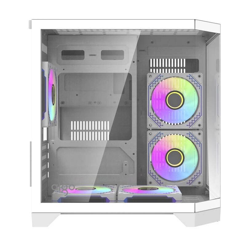 Korpusas Darflash FT350 su 5 aRGB ventiliatoriais (baltas)