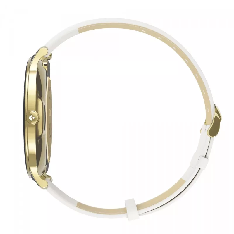 Išmanusis laikrodis Garett Verona 2 Gold Mesh su Bluetooth ir širdies ritmo matuokliu
