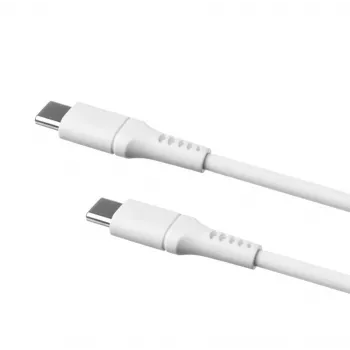 Laidas USB-C į USB-C fiksuotas FIXED FIXDLS-CC2-WH, 2 m, 60 W