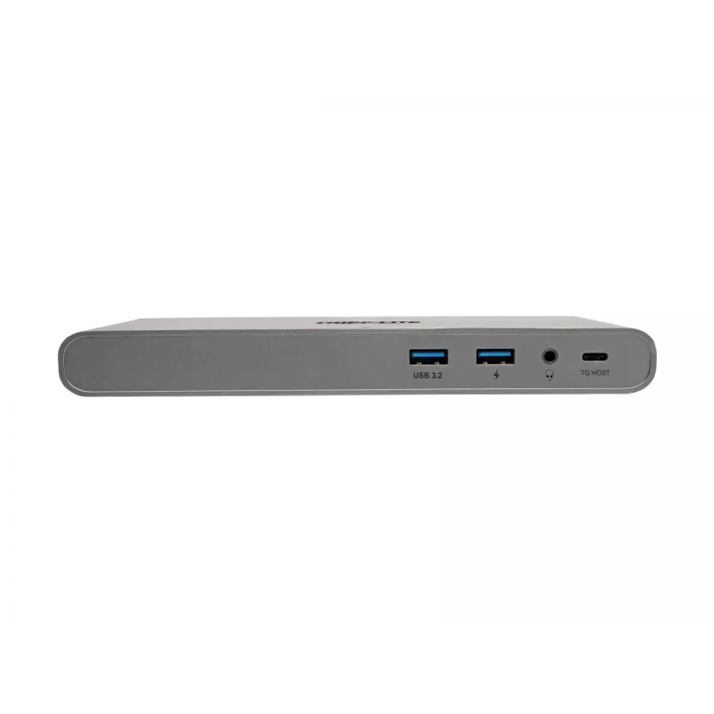 Eaton Tripp Lite USB-C Dock, Triple Display - 4K HDMI/DisplayPort, VGA, USB 3.2 Gen 1, USB-A/USB-C Hub, GbE, 100W PD Įkrovimas, Tarptautiniai Maitinimo Laidai - dokavimo stotelė USB-C