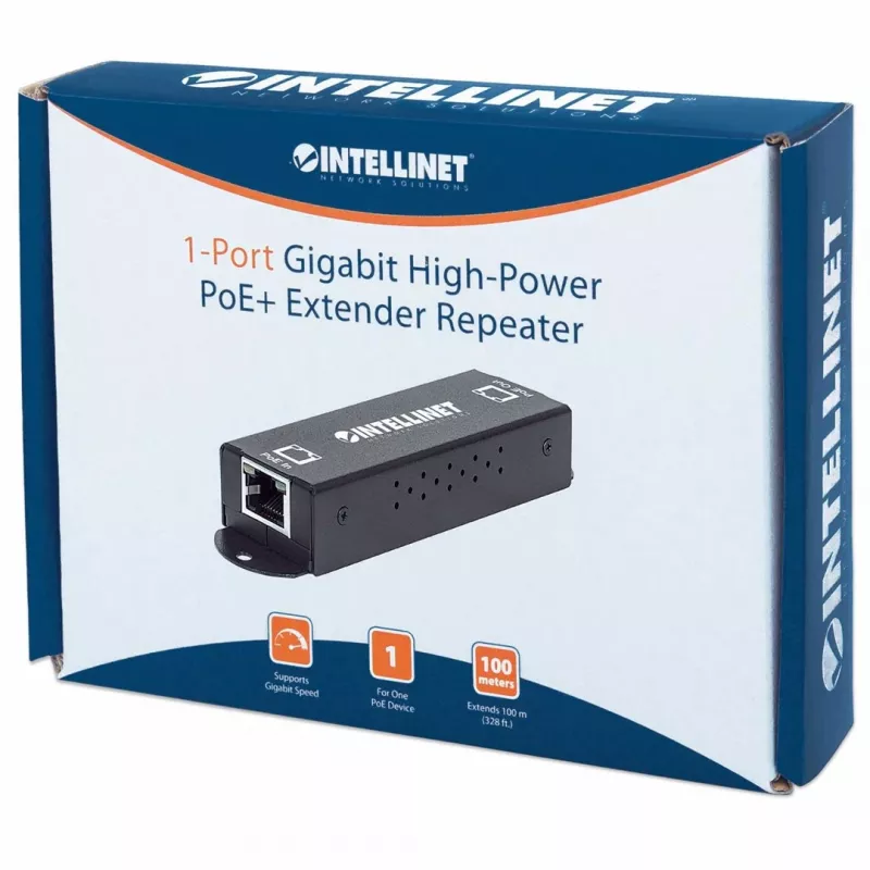Intellinet PoE+ ilgintuvas kartotuvas Gigabit High-Power (560962)