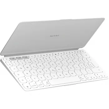 Logitech KEYS-TO-GO 2 klaviatūra, belaidė, integruotas dangtelis, Bluetooth LE, DE išdėstymas