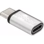 Wentronic Goobay USB-C™ Adapter - USB 2.0 Micro-B-Buchse, Silber - zum Verbinden eines USB-C™ Gerätes mit einem USB 2.0 Micro-B Kabel (56636)