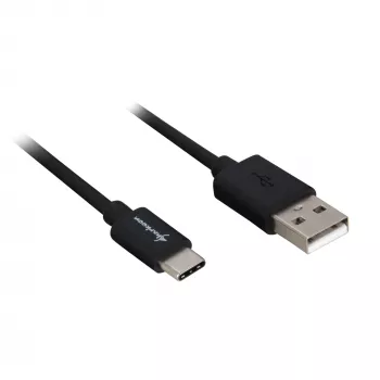 USB 2.0 A į USB-C laido adapteris Sharkoon 0,5 m, juodas