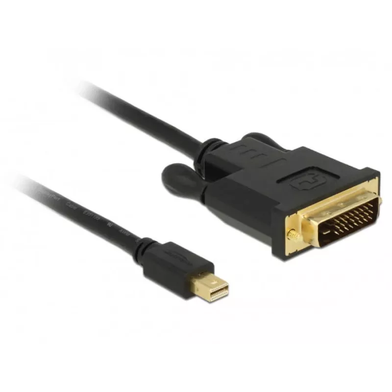 Vaizdo kabelio adapteris DeLOCK 83988 Mini DisplayPort į DVI-D 1m