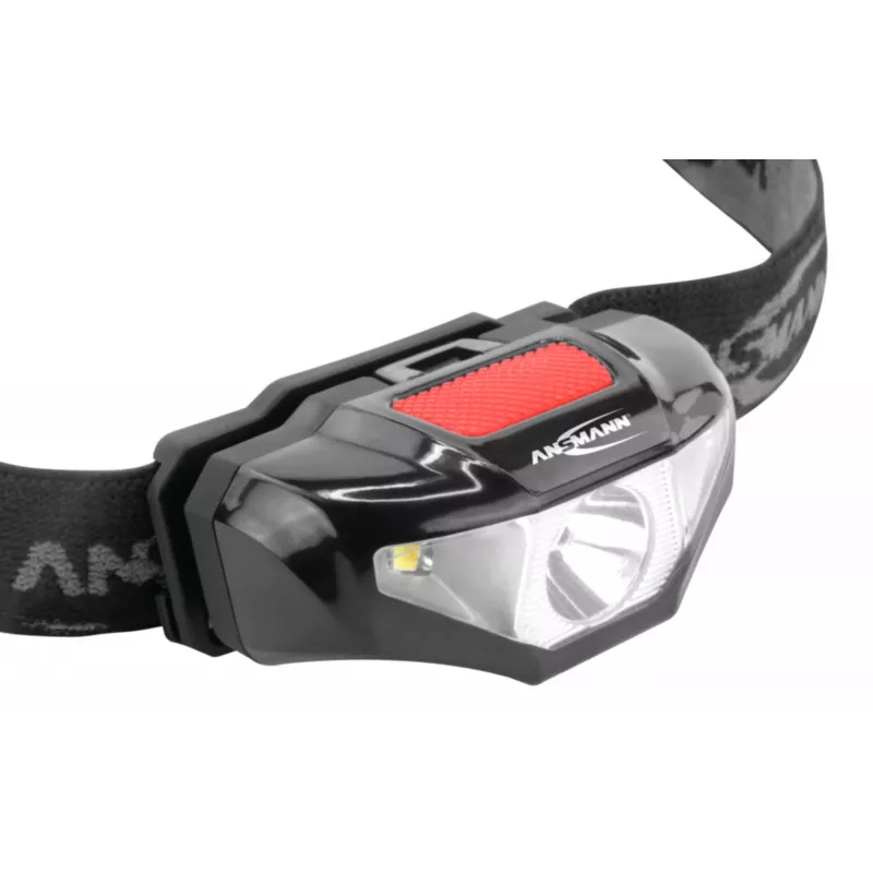 Ansmann HD70B - Galvos žibintuvėlis - Juodas - ABS plastikas - IP44 - LED - 1 šviesos šaltinis