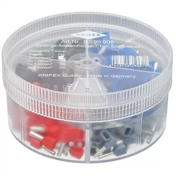 Knipex 97 99 908 Ferulių rinkinys Vollisoliert Pilka, Raudona, Juoda, Mėlyna 200 vnt.
