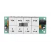 PoE injektorius Extralink 4 prievadai 4x 100Mb/s RJ45, Fast Ethernet, 48 V, be korpuso