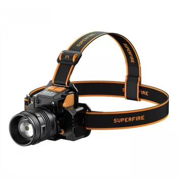 Kaktinė lempa Superfire HL58 350 lm USB, 3 režimai, įkraunama