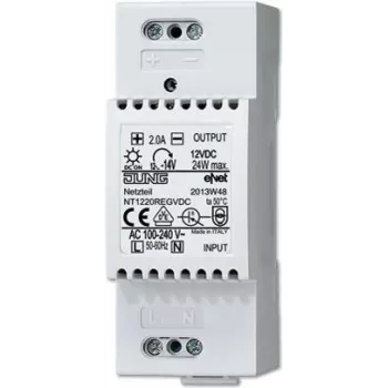 JUNG NT 1220 REG VDC maitinimo šaltinis 100-240 V 50/60 Hz 2 A baltas 36 mm