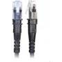 PatchSee ThinPATCH - Patch-Cable - RJ-45 (M) į RJ-45 (M) - 60cm - 4,9 mm - FTP - CAT 6a - IEEE 802,3at - Ekranuotas, be halogenų - Juoda (TP-6A-F/2)