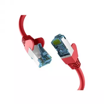 EFB-Elektronik RJ45 jungiamasis kabelis Cat.7 S/FTP PIMF raudonas 3 m