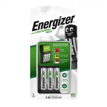 ENERGIZER Maxi ACCU HR6 POW įkroviklis + 2 AA 2000 mAh baterijos