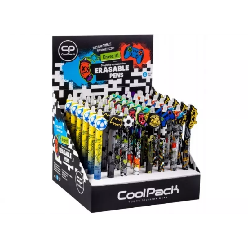 Ištraukiamas trinamasis rašiklis CoolPack Boys