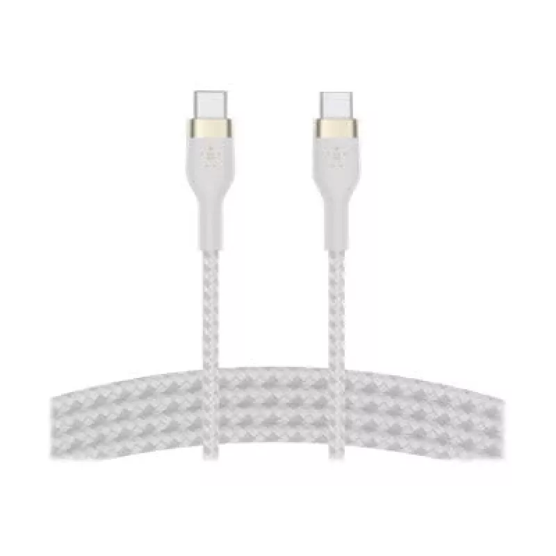 Belkin BOOST↑CHARGE PRO Flex USB-C laidas 1 m USB 2.0 USB-C baltas (CAB011BT1MWH)