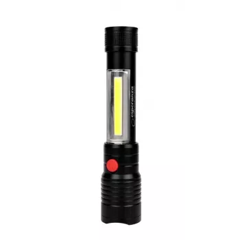 Rankinis žibintuvėlis Esperanza Apate Black LED
