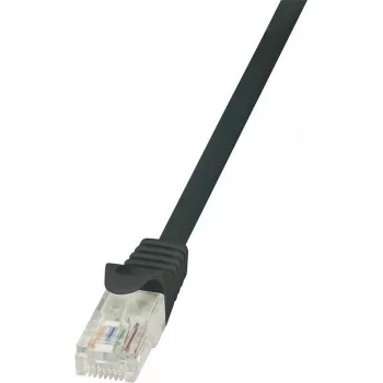 Tinklo kabelis LogiLink Cat.6 U/UTP RJ-45 10m Juodas