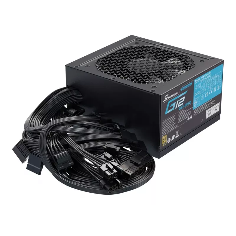 Seasonic G12 GC-850 850W 80+ Gold maitinimo blokas ATX juodas