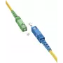 Goobay 59661 Skaidulinis optinis kabelis 5 m SC/APC SC/UPC FTTH OS2 Geltonas (59661)