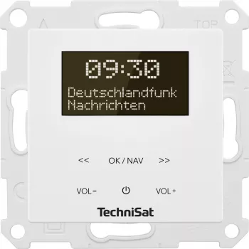 TechniSat DigitRadio UP 55 - DAB+ radijas - 2 x 2 W - Baltas (0001/3901)