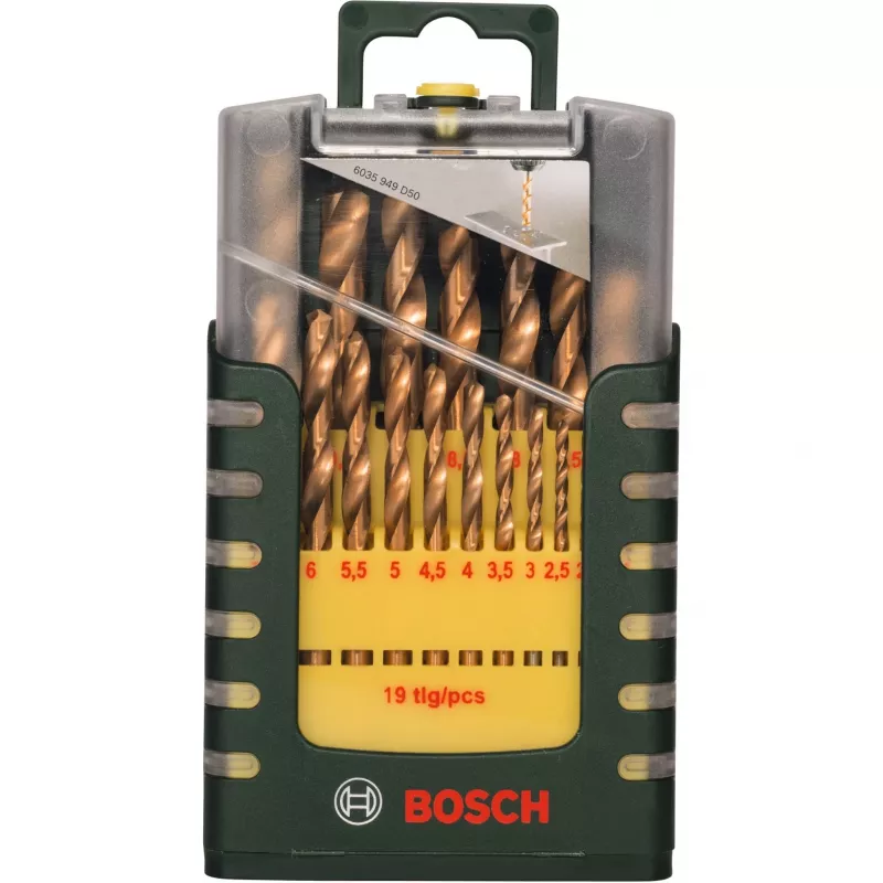 Bosch Prom 19 dalių HSS-TiN metalo grąžtų rinkinys 2607017152