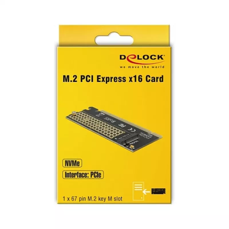 Vidinė PCIe M.2 adapterio plokštė DeLOCK 90300