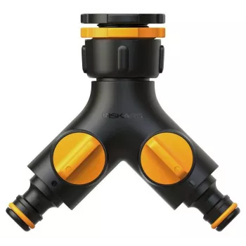 Fiskars 1027061 vandens žarnos jungtis čiaupui Juoda, Oranžinė 1 vnt.