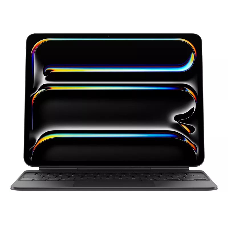 Apple Magic Keyboard skirta iPad Pro 13 colių M4 JAV anglų juoda belaidė su valdymo kilimėliu