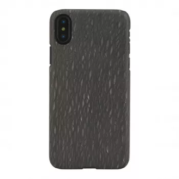 Dėklas iPhone X/XS man and wood juoda Carbalho – natūralaus medžio apsauga