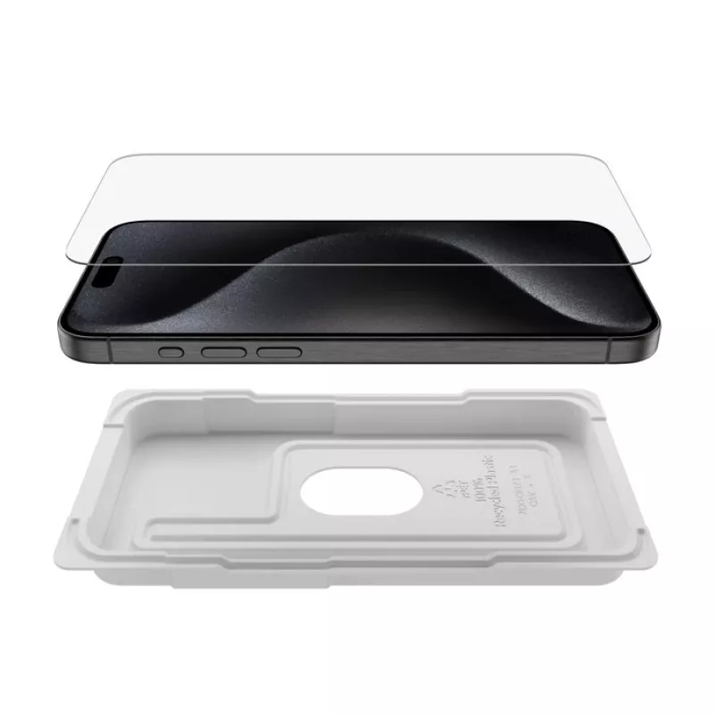 Apsauginis stiklas Belkin ScreenForce iPhone 15 Pro Max grūdintas stiklas