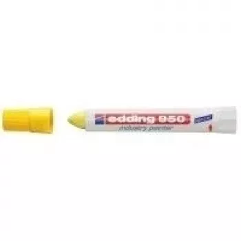 Permanentinis markeris Edding 950 Bullet Tip geltonas 1 vnt.