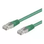 Wentronic Goobay CAT 5e Patch kabelis, F/UTP, žalias, 10 m - CCA vario mišinys (50185)